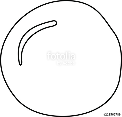 500x480 Line Drawing Of Peach Stock Image And Royalty Free Vector