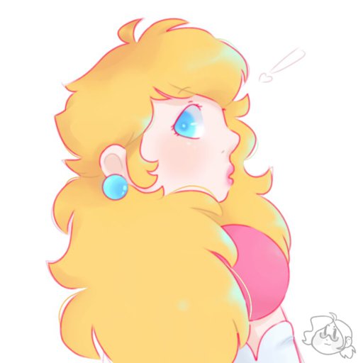 512x512 Peach Drawing