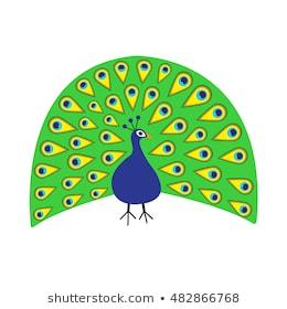 260x280 Huge Collection Of 'cartoon Peacock Drawing' Download More Than