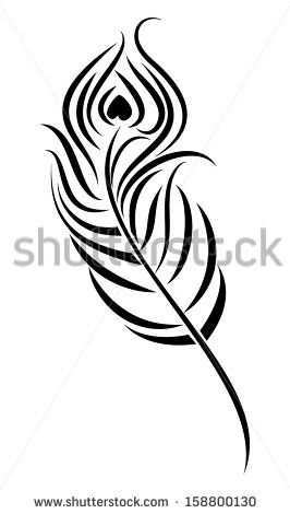266x470 Peacock Design Black And White Free Download Clip Art
