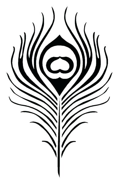 389x600 Simple Peacock Simple Peacock Drawing