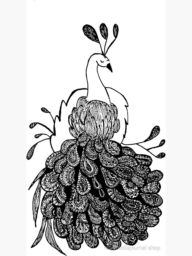 750x1000 Peacock Canvas Print