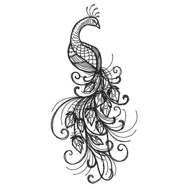 610x610 black peacock tattoo design tatts peacock tattoo, tattoo