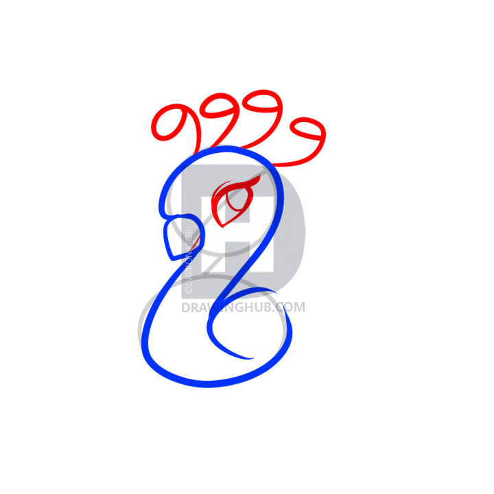 720x720 How To Draw A Peacock For Kids, Step
