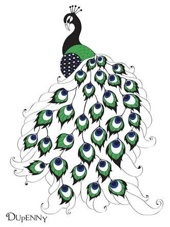 332x443 Image Result For Peacock Drawing Tattoo Glass Painting Peacock