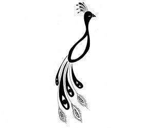 300x250 Portrait Of Peacock Tattoo Wallpaper Peacocks Peacock Tattoo