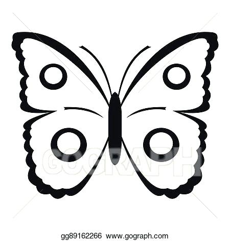 450x470 Simple Drawing Of Butterfly Simple Butterfly Line Drawing Easiest