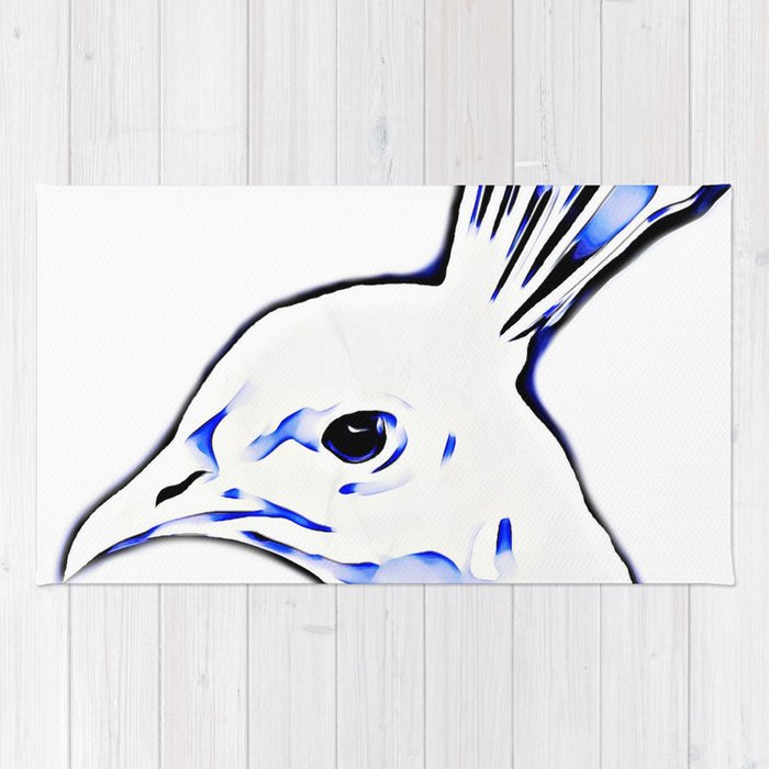 700x700 Peacock Art Rug