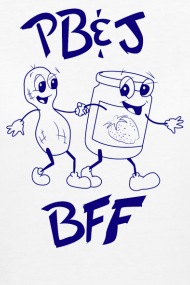 190x285 Peanut Butter And Jelly Bff Women's Organic T Shirt Spreadshirt