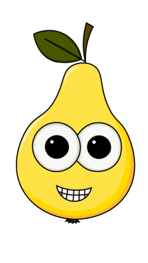 215x382 How To Draw A Pear, Fruid, Kids, Easy Step