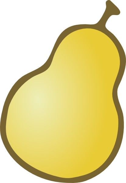 414x597 Pear Clip Art Free Vector In Open Office Drawing