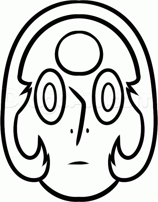 540x691 How To Draw Pearl Easy, Step