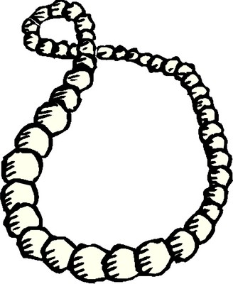 328x400 Pearl Necklace Drawing Clipart