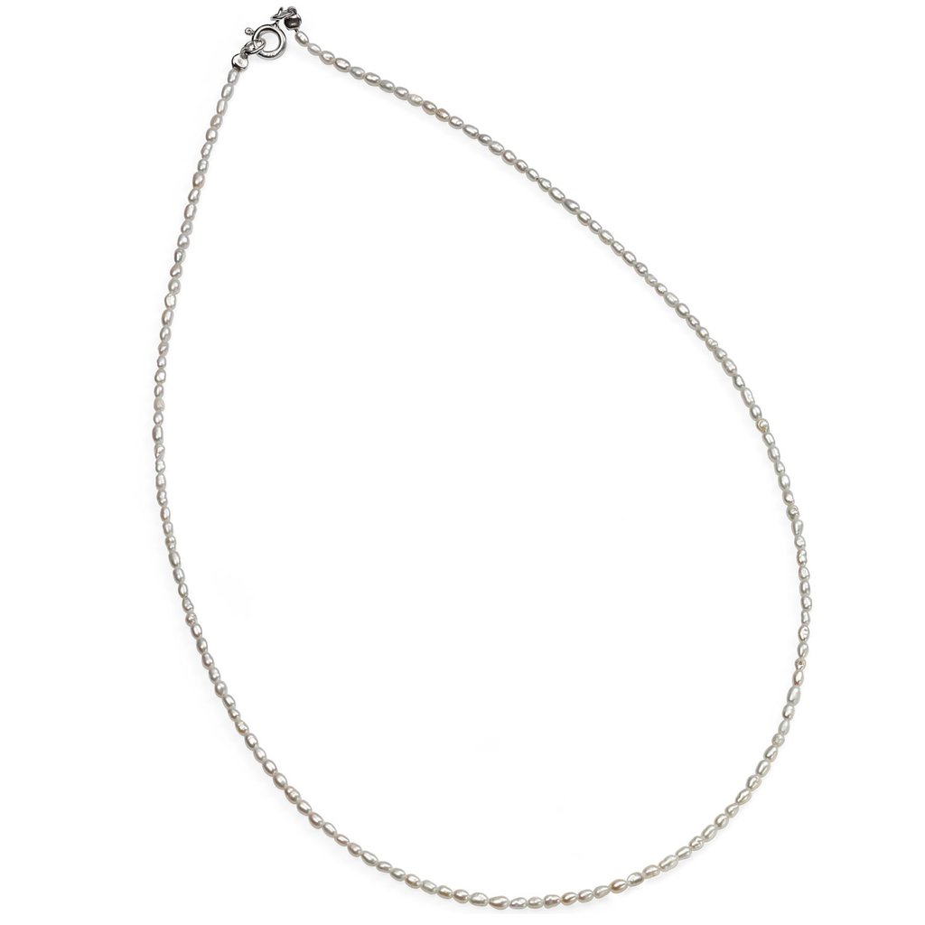 1024x1024 Buy Slim White Freshwater Pearl Necklace For Uneak Boutique