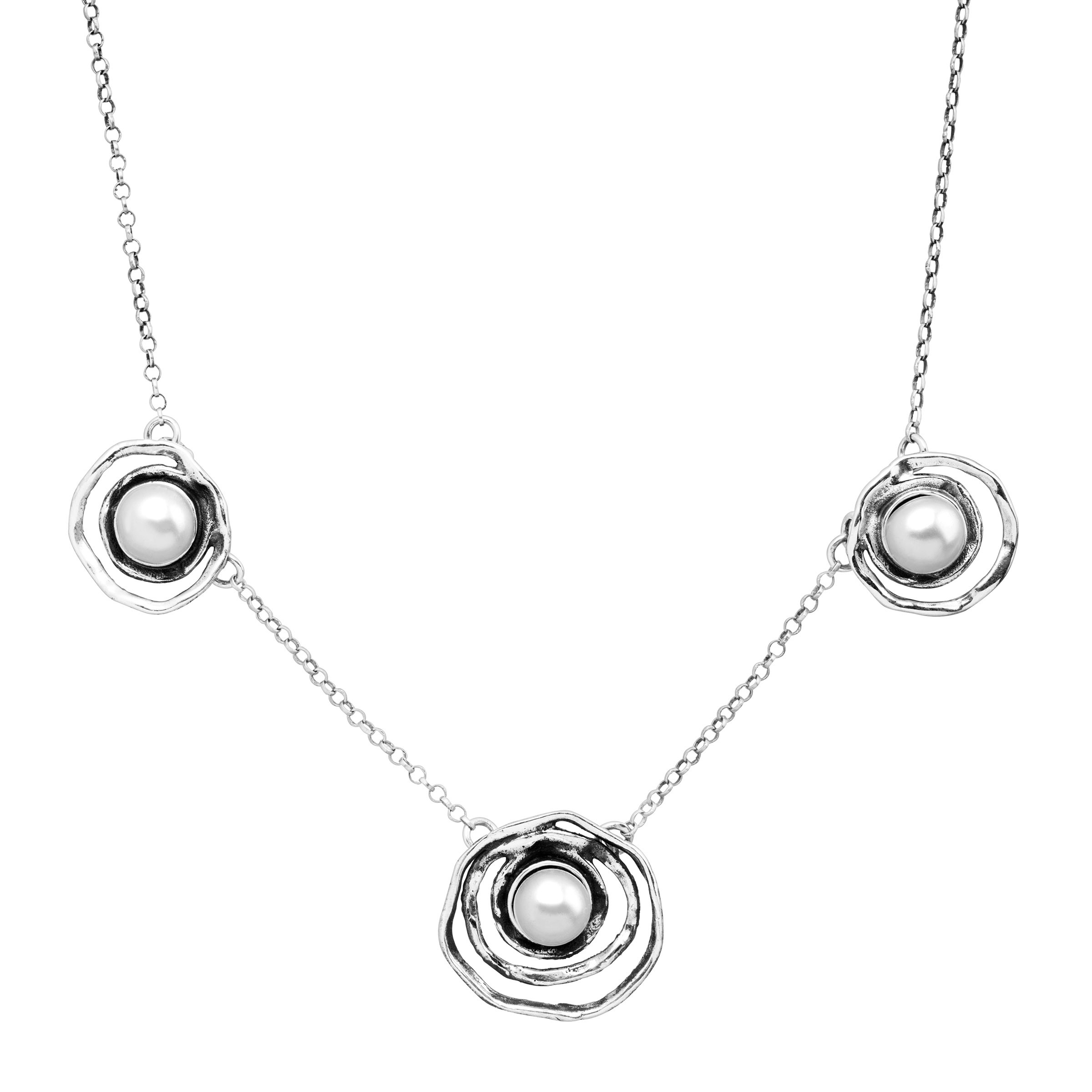 2400x2400 Silpada 'clean Sweep' Mm Freshwater Pearl Necklace In Sterling