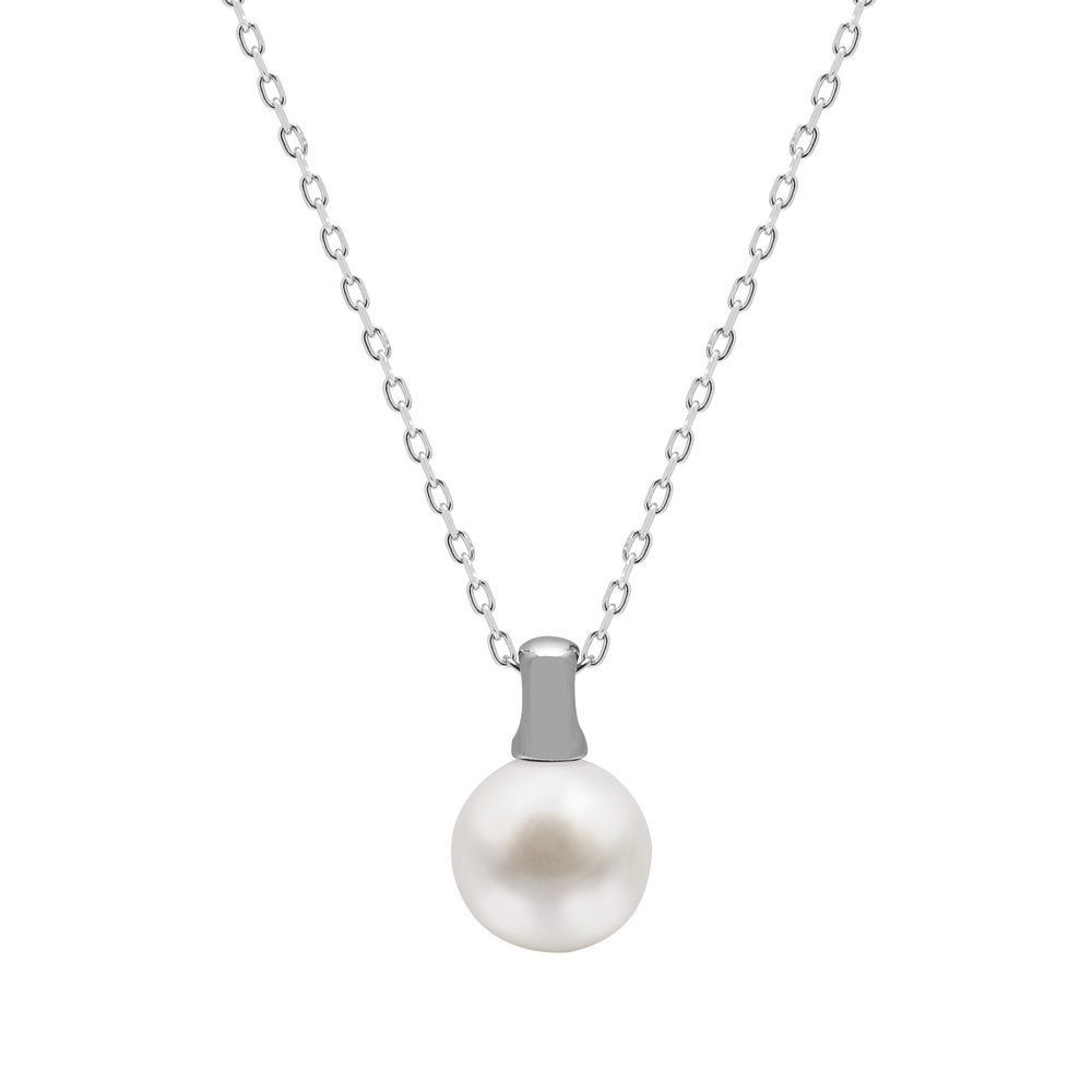 1000x1000 silver button pendant bale button style pearl