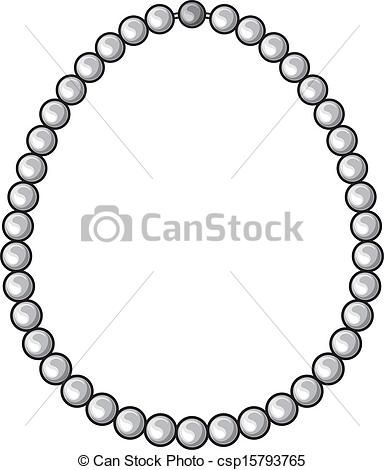384x470 Pearl Necklace Drawings
