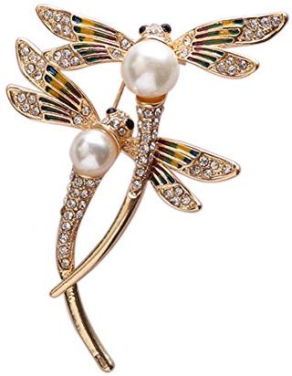 320x412 Buy Colored Drawing Dragonfly Shell Pearl Insect Brooch Online
