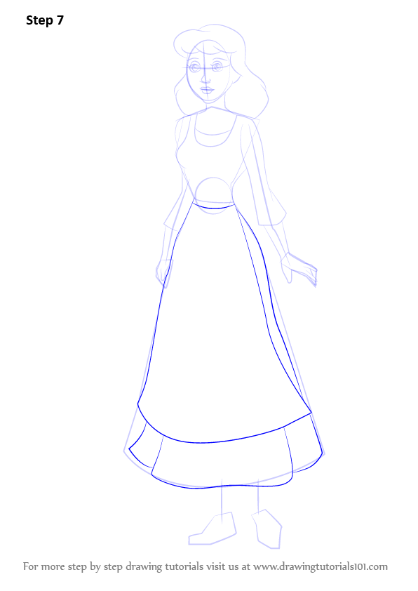 596x842 learn how to draw peasant cinderella