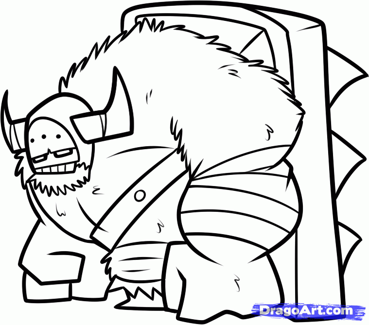 759x669 step how to draw the barbarian boss from castle crashers