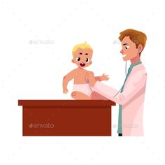 236x236 exciting illustrations of pediatrician images baby, child