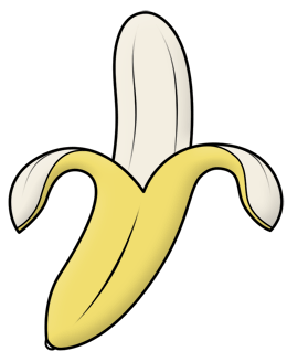 260x328 Cartoon Banana Step