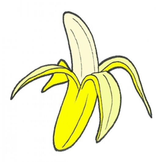 520x530 Collection Of Free Gramme Clipart Banana Peeled Download On Ui Ex