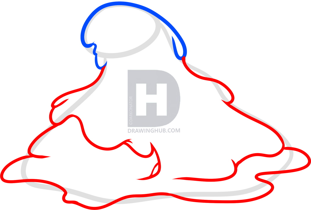 1068x720 Melted Peep Drawing Tutorial, Step