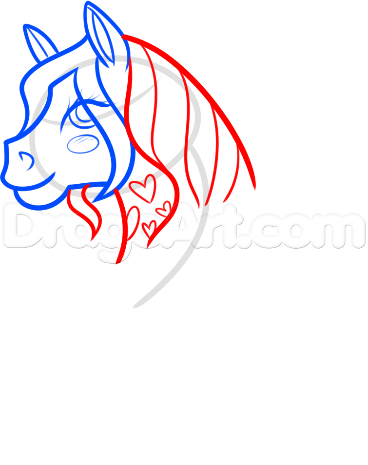 755x954 Drawing Pegasus Easy, Step