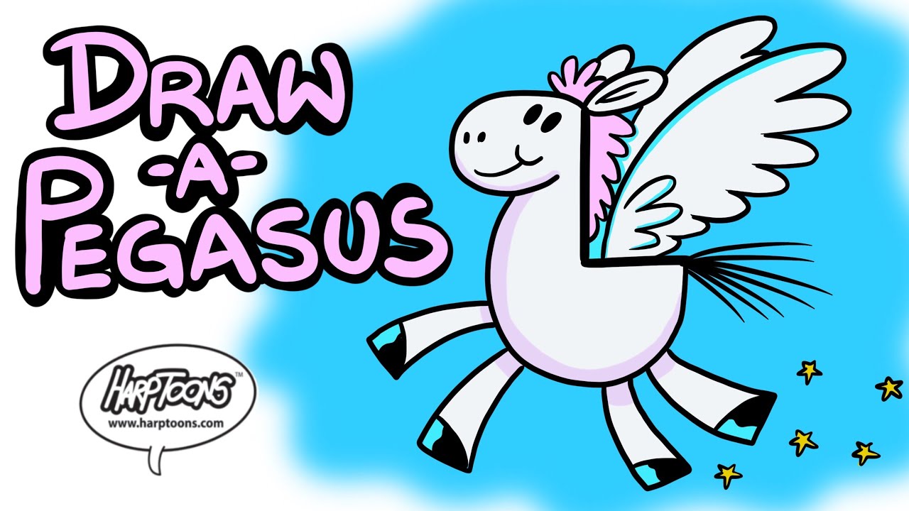 1280x720 Pegasus Drawing Video