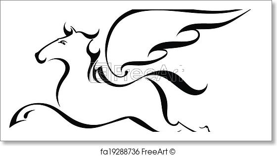 560x316 free art print of flying pegasus freeart