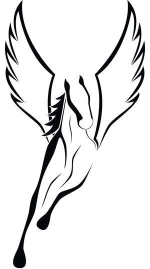 300x538 flying horse tattoo horse tattoo pegasus tattoo, horse tattoo