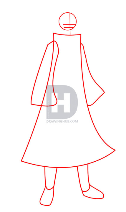 428x720 How To Draw Pain, Step