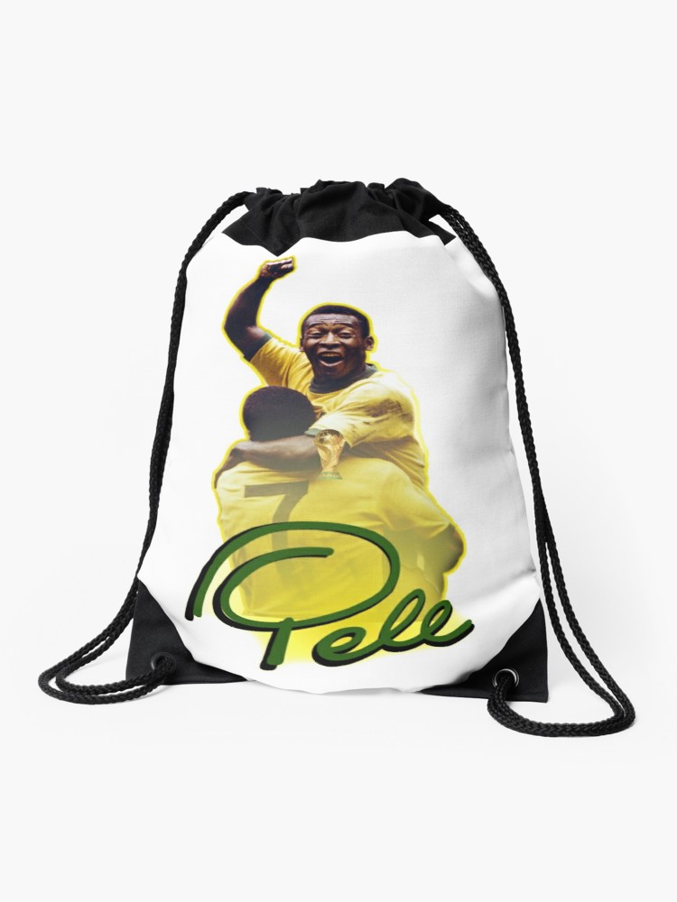 750x1000 pele world cup brazil drawstring bag