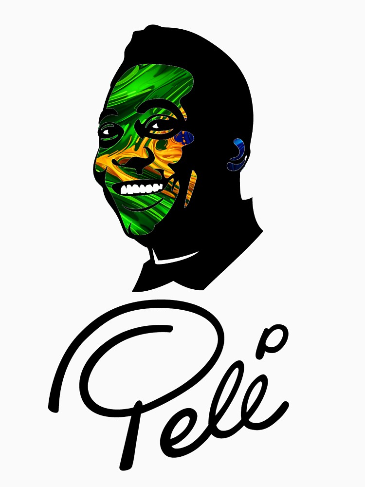 750x1000 pele soccer brazil player t shirt