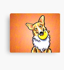 210x230 pembroke welsh corgi drawing canvas prints redbubble