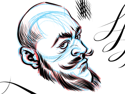 400x300 Photoshop Inking Brush Frenden