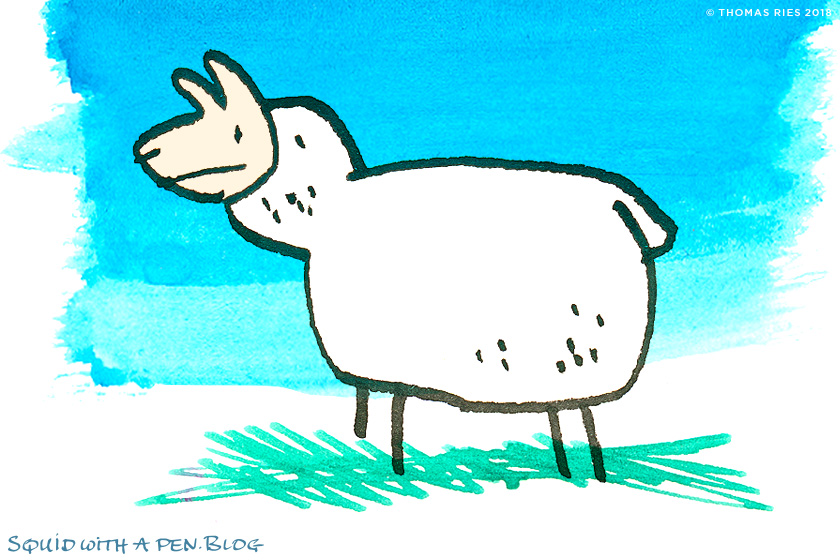 840x560 How To Ride A Sheep The Squid With A Pen