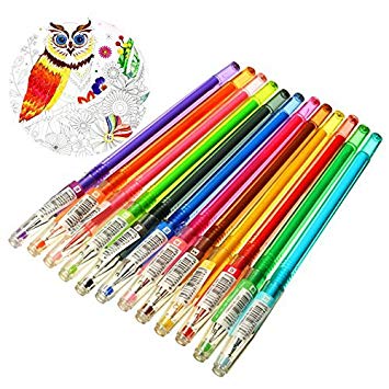 355x355 Color Metallic Marker Pen Glitter Coloured Gel Pens