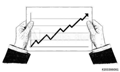 500x303 Vector Artistic Pen And Ink Drawing Illustration Of Hands Holding