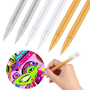 355x355 Frienda Mm White Gel Pen For Artists Dark Papers