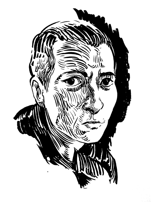 525x700 Portrait Sketches With New Pen