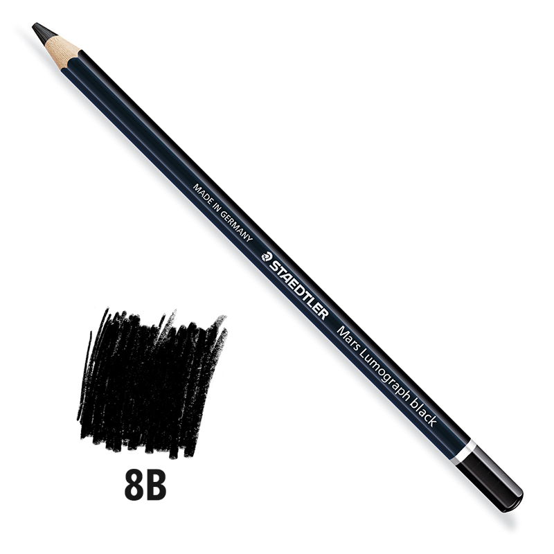 800x800 Staedtler Grafite Mars Lumograph Black Pencil