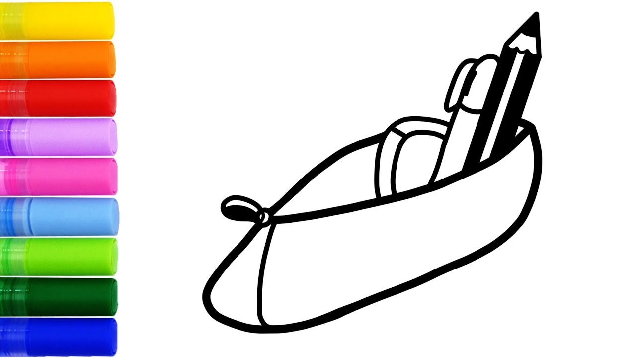 1280x720 Pencil Box Zuzu Toy Art Coloring Pages