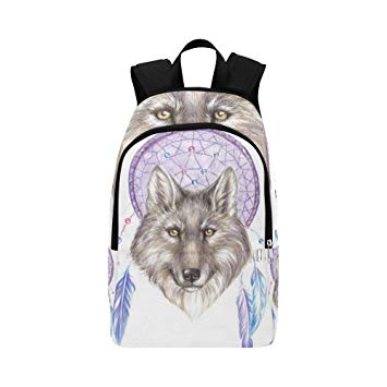 355x355 Colored Pencil Drawing Wolf On The Background Drea Casual Daypack