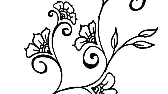 570x320 Flower Design Drawing