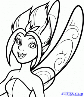 279x320 Tag For Disney Fairies Drawings Periwinkle Fairy Coloring Pages