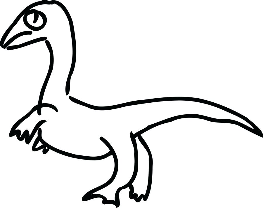 900x720 Dinosaur Drawing Images How To Draw A Dinosaur Easy Step