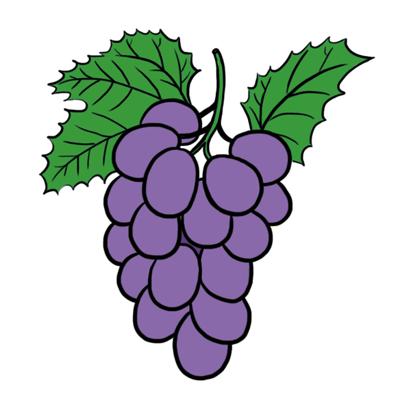 600x600 Collection Of Free Grapes Transparent Cartoon Download On Ui Ex