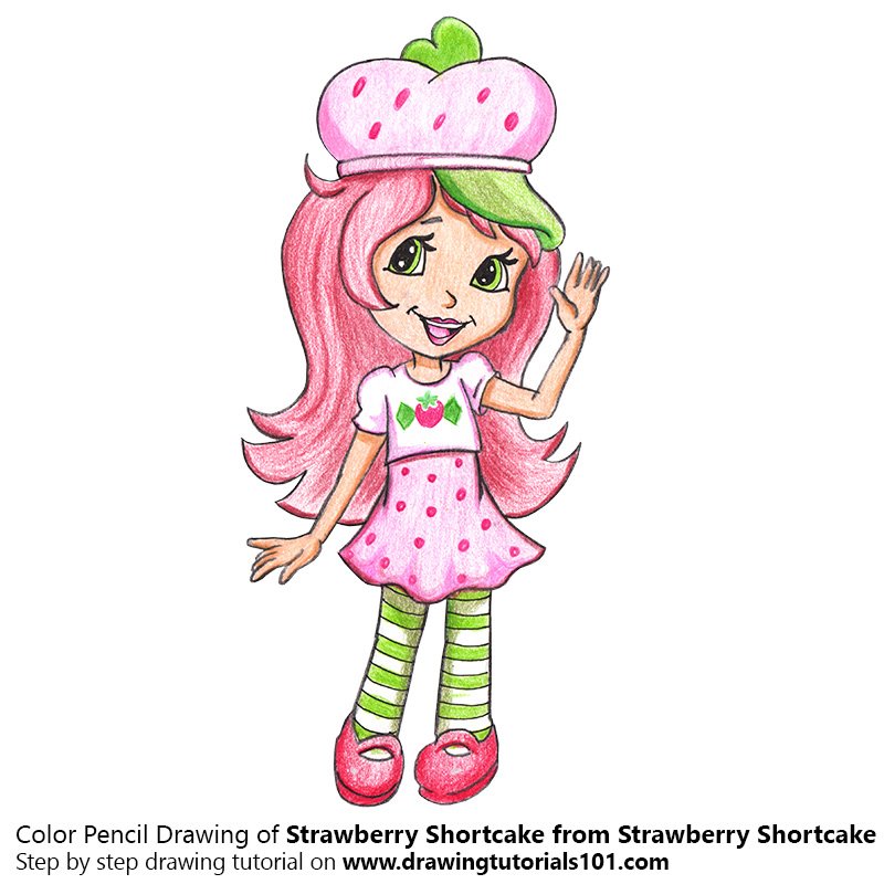 800x800 Strawberry Shortcake Colored Pencils
